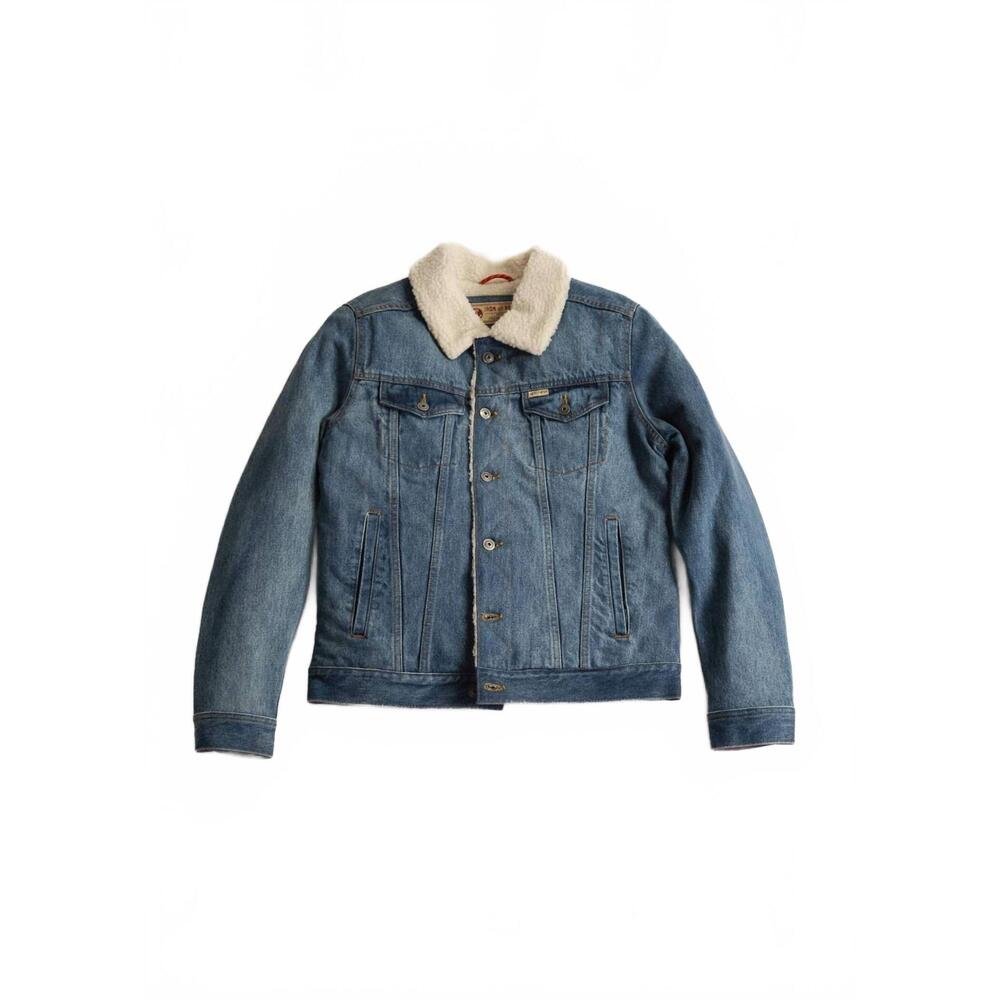 NEW IRON & RESIN men's blacksmith jacket in blue